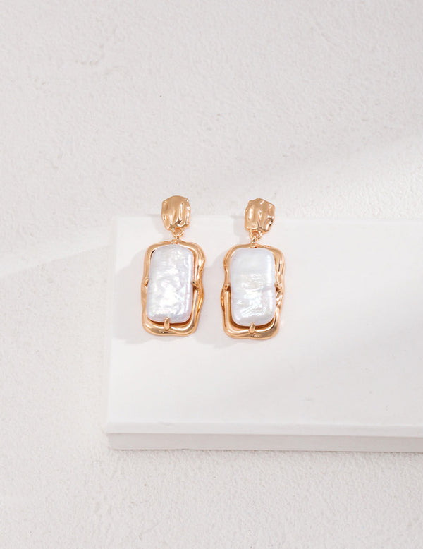 Mother of Pearl Drop Earrings