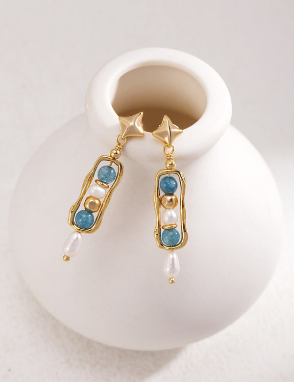 Amazonite Fantasy Drop Earrings