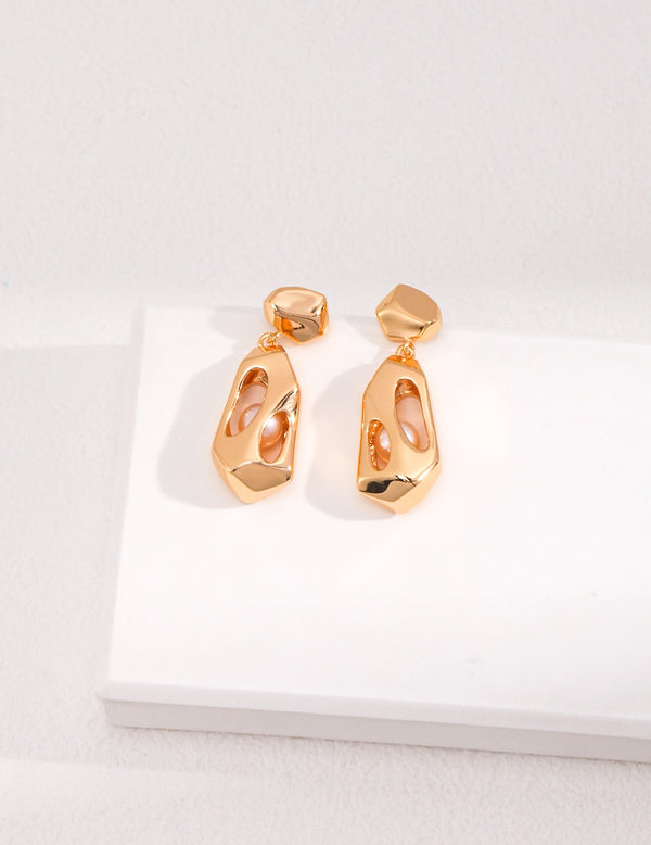 Dancing Pearl Drop Earrings