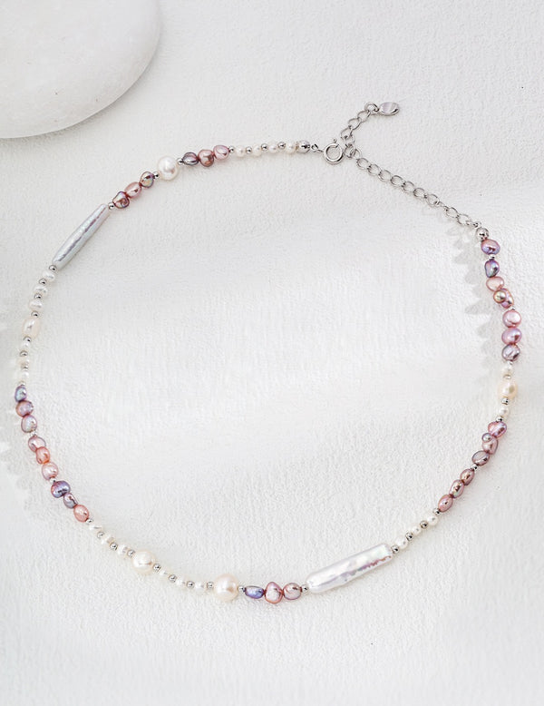 Macaron Pearl Necklace