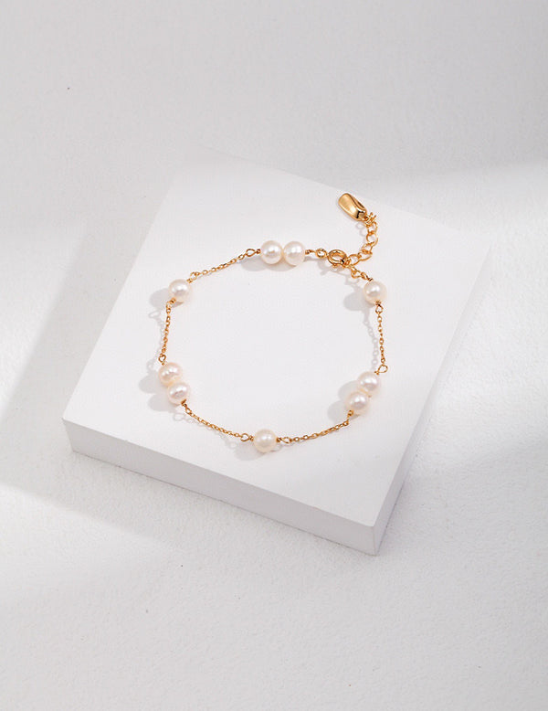 Pearl Tincup Bracelet