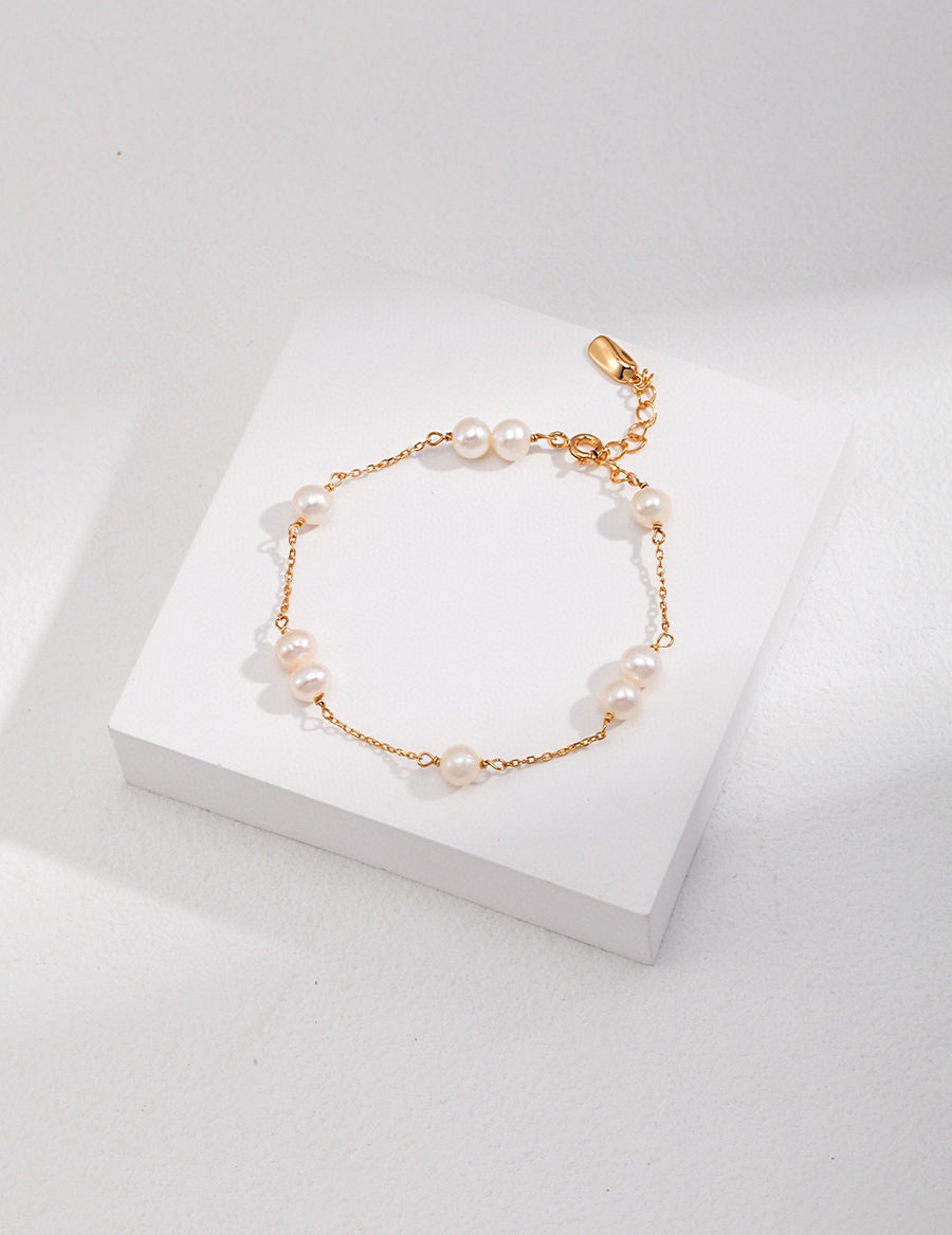 Pearl Tincup Bracelet