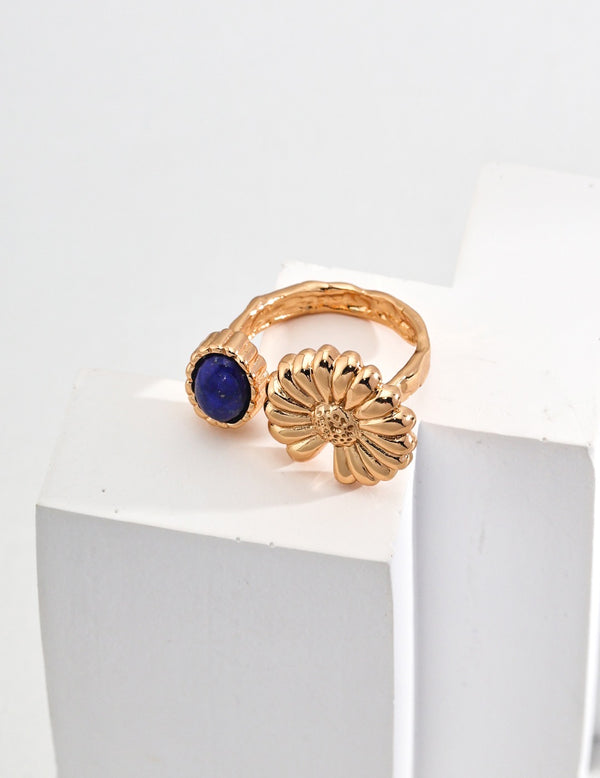 Blue Lapis Lazuli Ring